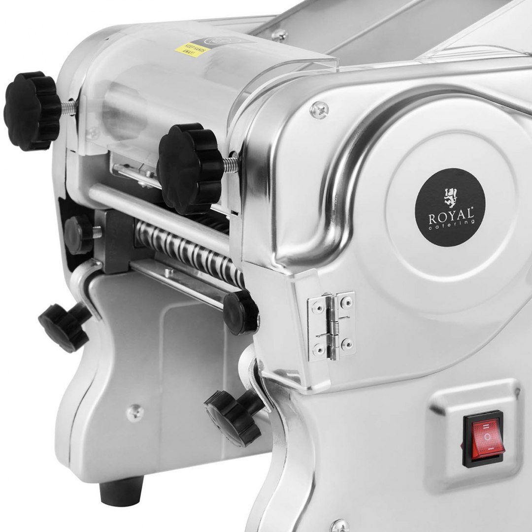 Maszynka krajalnica do wyrobu makaronu elektryczna ze stali nierdzewnej 230 V 550 W 180 mm Royal Catering Maszynka krajalnica do wyrobu makaronu elektryczna ze stali nierdzewnej 230 V 550 W 180 mm Royal Catering