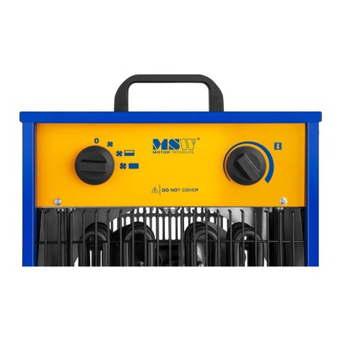 Nagrzewnica dmuchawa budowlana do suszenia ścian tynku prostokątna 400V 9000W MSW