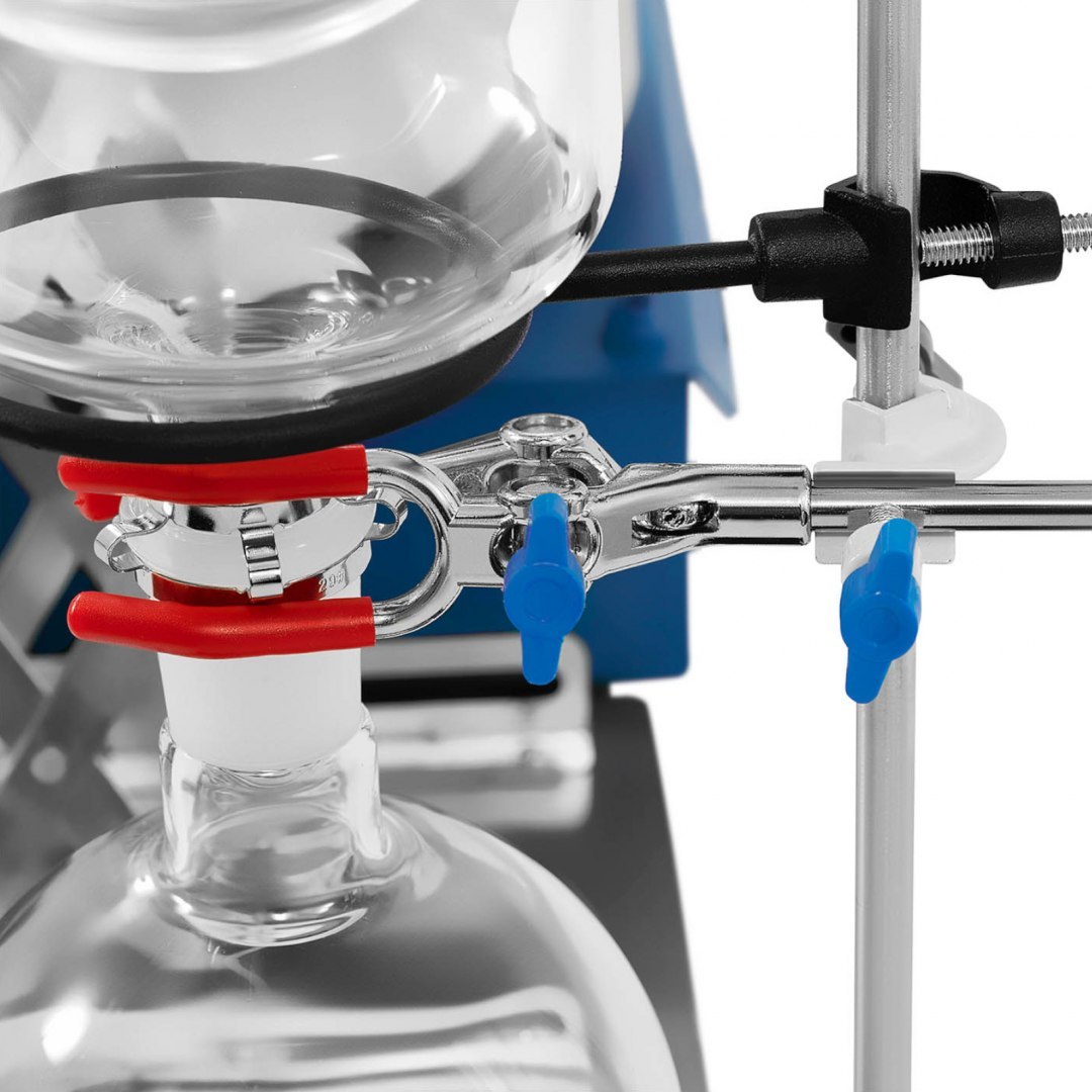 Destylator laboratoryjny do oddzielania substancji z krótką ścieżką 5 l 1800 obr./min 1100 W Steinberg Systems Destylator laboratoryjny do oddzielania substancji z krótką ścieżką 5 l 1800 obr./min 1100 W Steinberg Systems