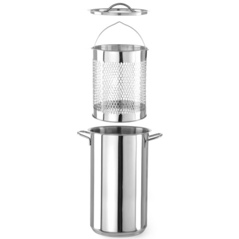 Garnek do szparagów makaronu z wkładem pokrywką XL 5.5 l - Hendi 833100 Hendi Garnek do szparagów makaronu z wkładem pokrywką XL 5.5 l - Hendi 833100 Hendi