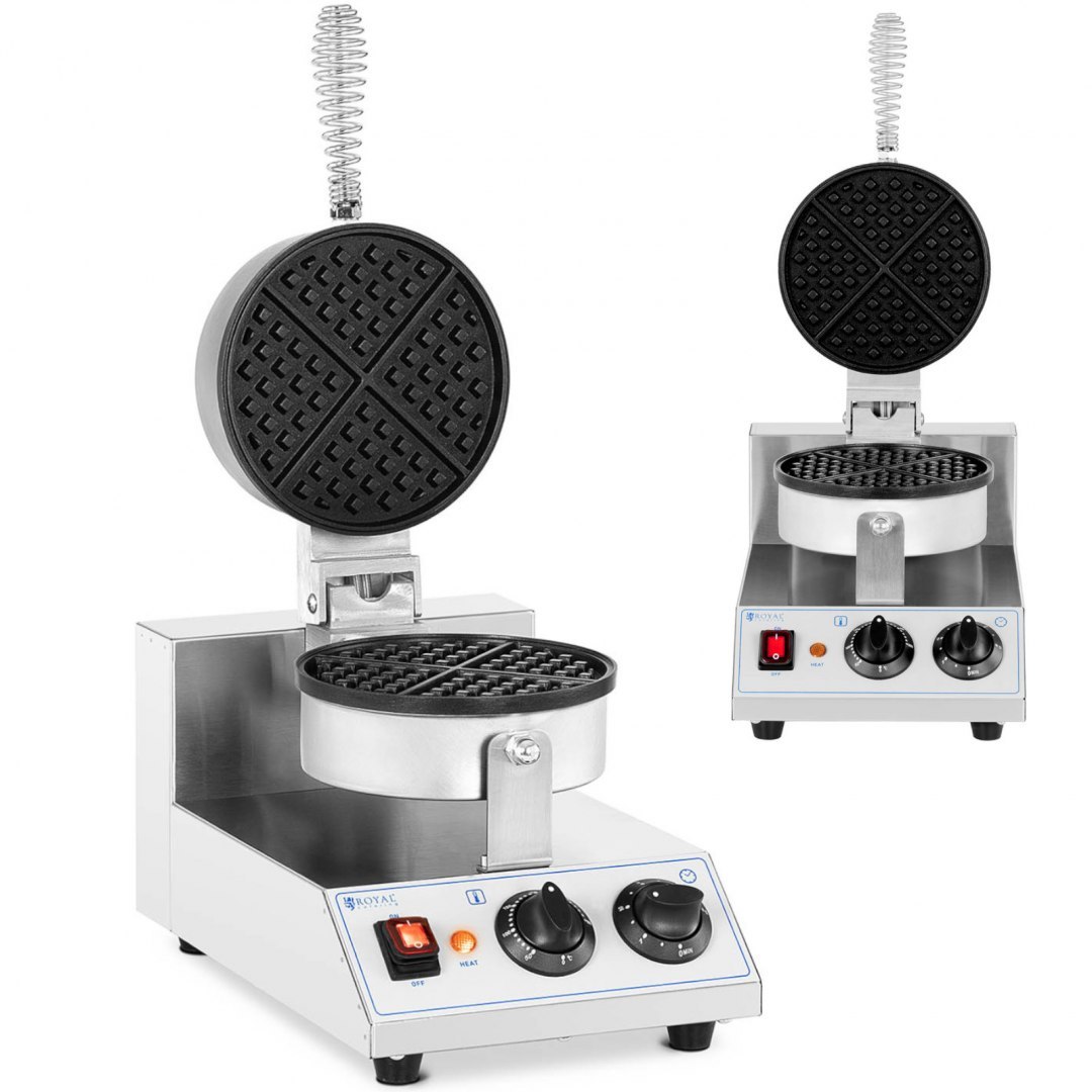 Gofrownica okrągła pojedyncza śr. 170 mm 1300 W Royal Catering Gofrownica okrągła pojedyncza śr. 170 mm 1300 W Royal Catering
