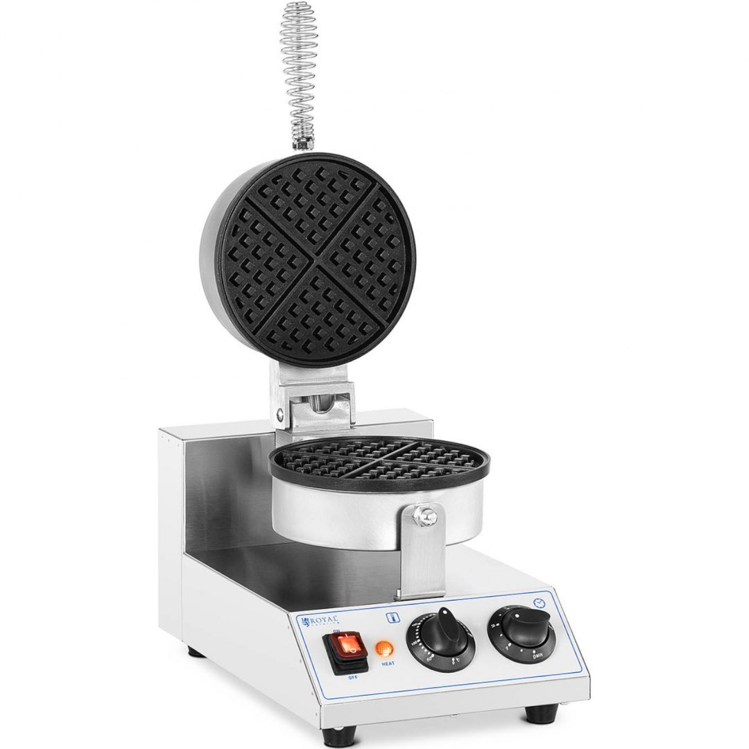 Gofrownica okrągła pojedyncza śr. 170 mm 1300 W Royal Catering Gofrownica okrągła pojedyncza śr. 170 mm 1300 W Royal Catering