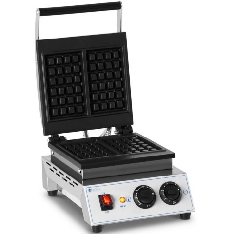 Gofrownica prostokątna na 2 gofry 170 x 210 mm TEFLON 1500 W Royal Catering Gofrownica prostokątna na 2 gofry 170 x 210 mm TEFLON 1500 W Royal Catering