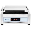 Grill kontaktowy ryflowany sterowany elektronicznie 34 x 23 cm 2200 W Royal Catering