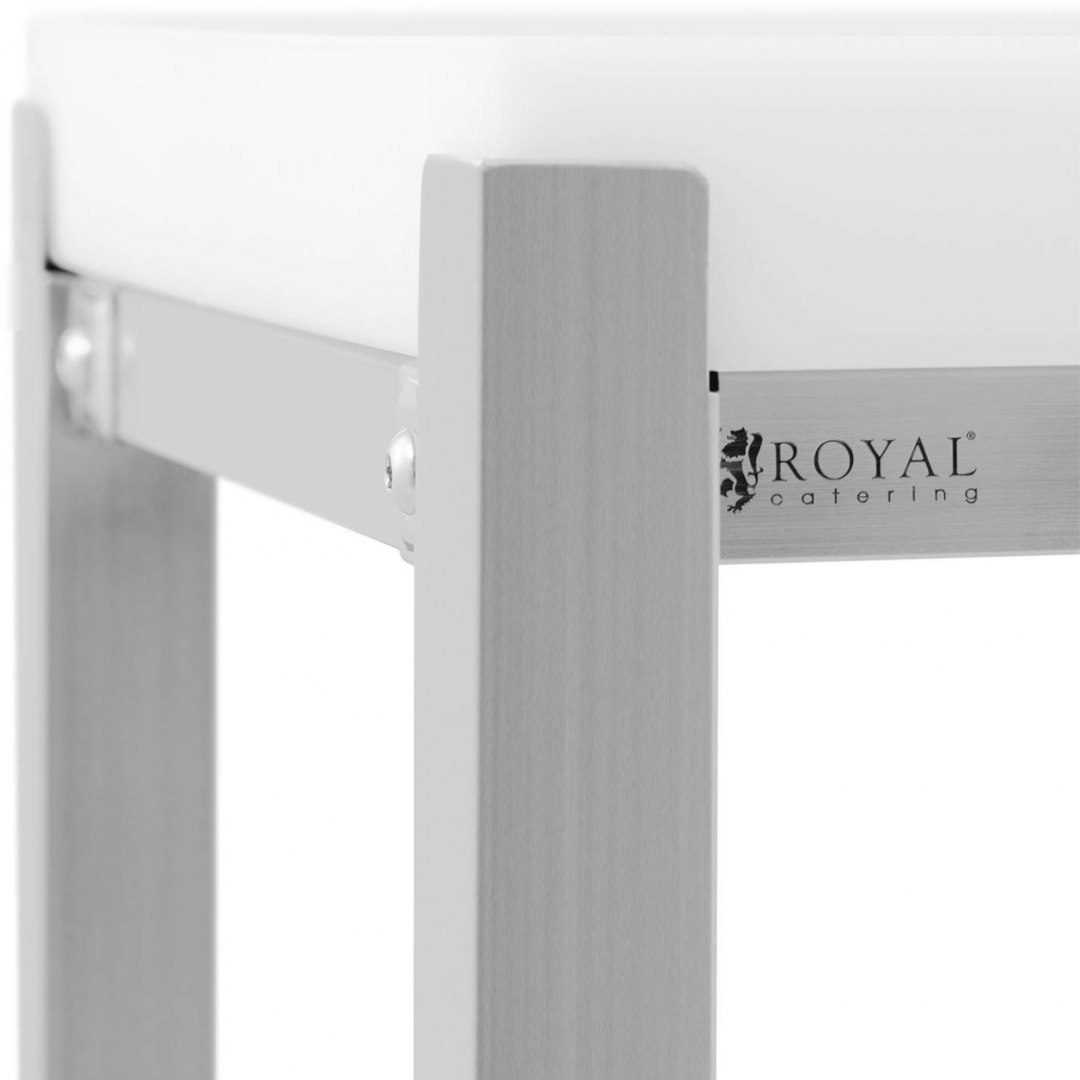 Kloc masarski rozbiorowy z polietylenu na stalowej podstawie 40 x 40 x 80 cm Royal Catering Kloc masarski rozbiorowy z polietylenu na stalowej podstawie 40 x 40 x 80 cm Royal Catering