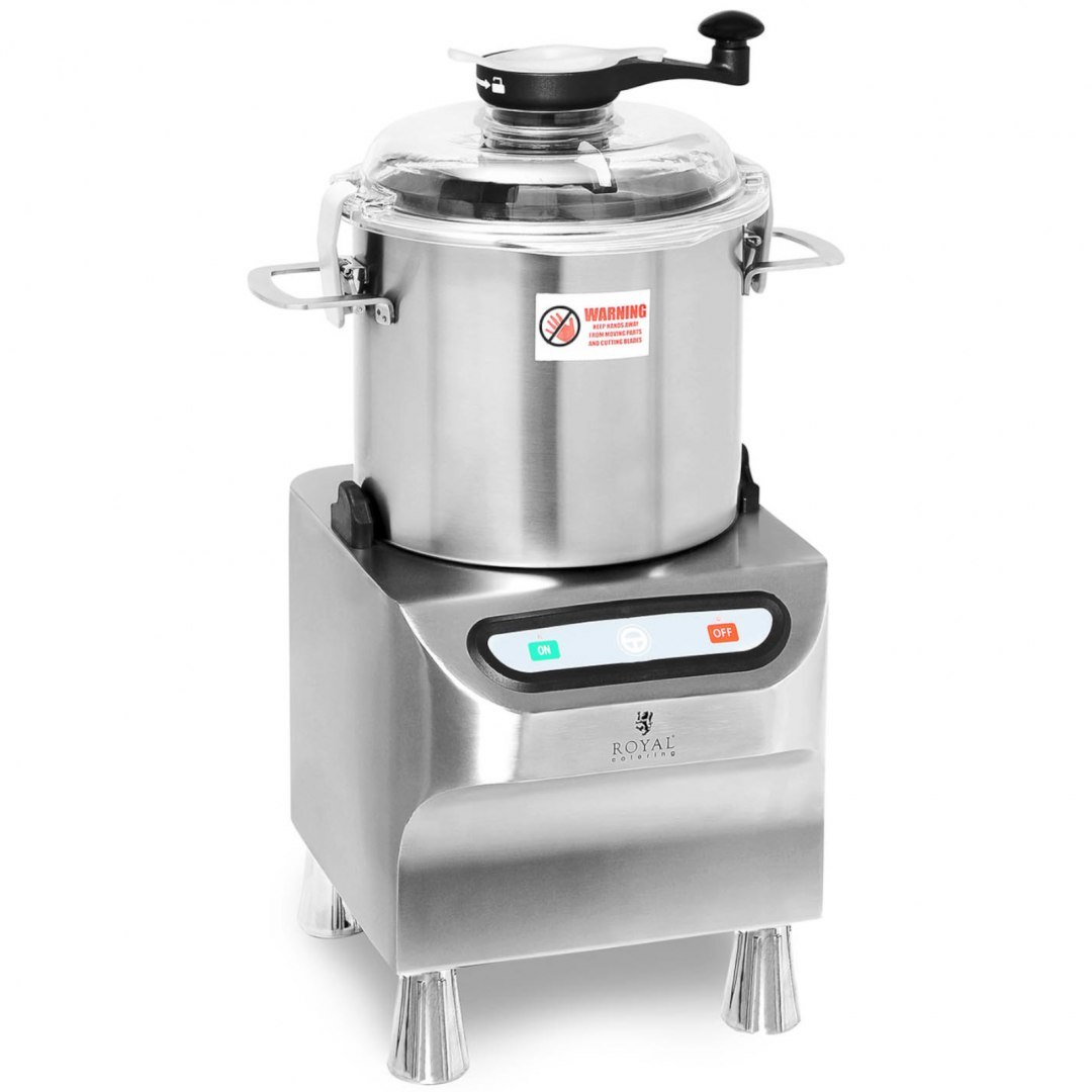 Kuter wilk gastronomiczny do siekania mielenia krojenia mięsa warzyw 8 l 1500 obr./min 800 W Royal Catering Kuter wilk gastronomiczny do siekania mielenia krojenia mięsa warzyw 8 l 1500 obr./min 800 W Royal Catering