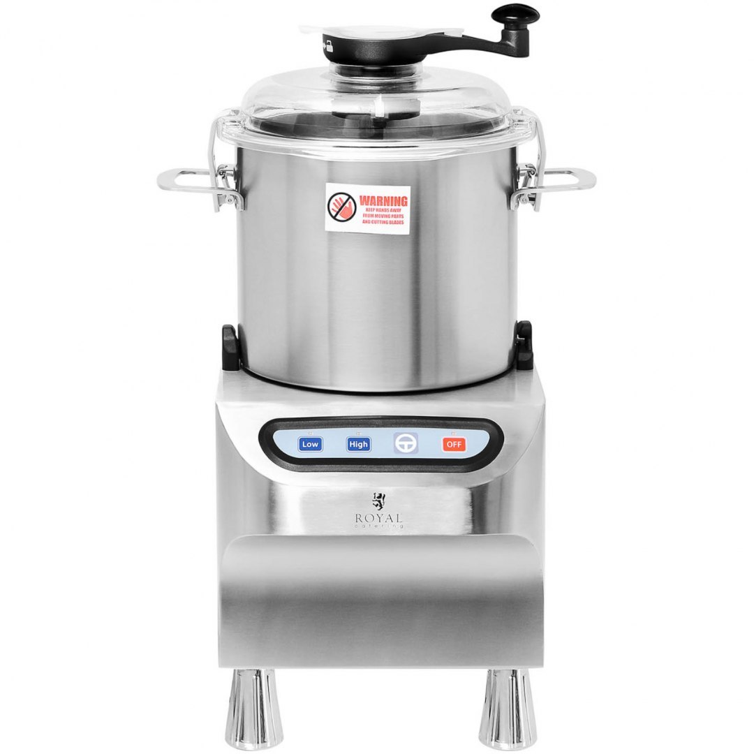 Kuter wilk gastronomiczny do siekania mielenia krojenia mięsa warzyw 8 l 1500/2800 obr./min 800 W Royal Catering Kuter wilk gastronomiczny do siekania mielenia krojenia mięsa warzyw 8 l 1500/2800 obr./min 800 W Royal Catering