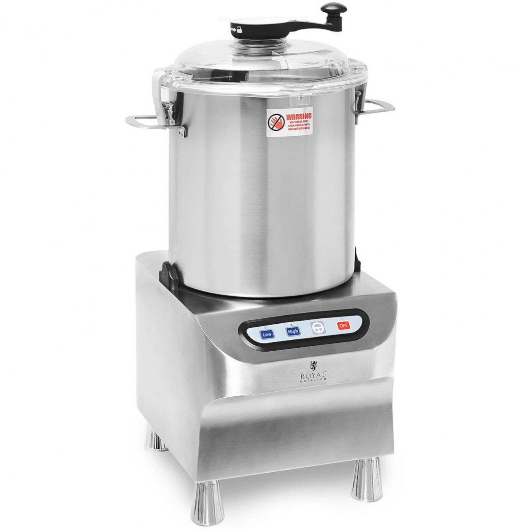 Kuter wilk masarski do siekania mielenia krojenia mięsa warzyw 18 l 1500/2200 obr./min 1500 W Royal Catering Kuter wilk masarski do siekania mielenia krojenia mięsa warzyw 18 l 1500/2200 obr./min 1500 W Royal Catering