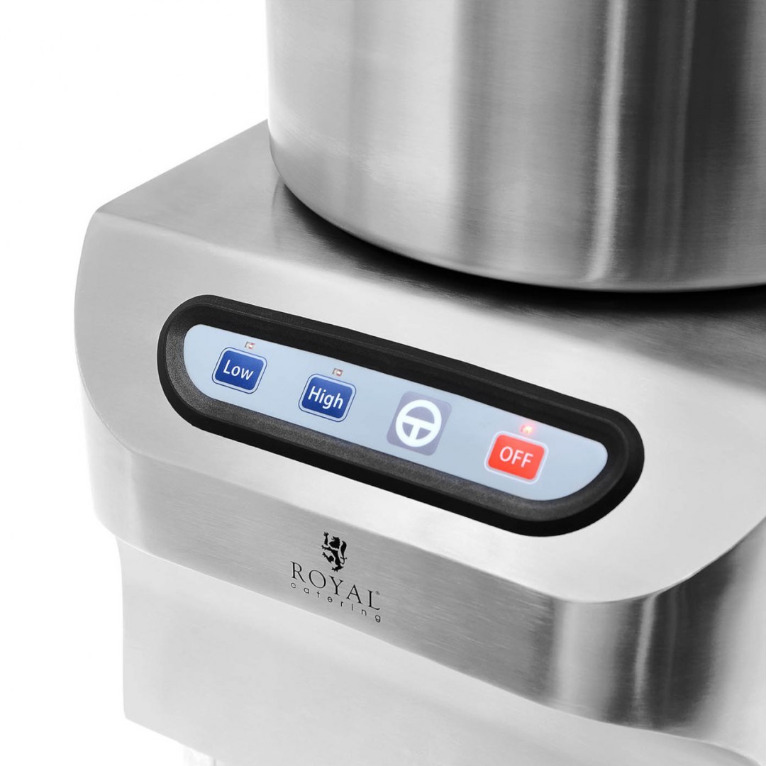 Kuter wilk masarski do siekania mielenia krojenia mięsa warzyw 18 l 1500/2200 obr./min 1500 W Royal Catering Kuter wilk masarski do siekania mielenia krojenia mięsa warzyw 18 l 1500/2200 obr./min 1500 W Royal Catering
