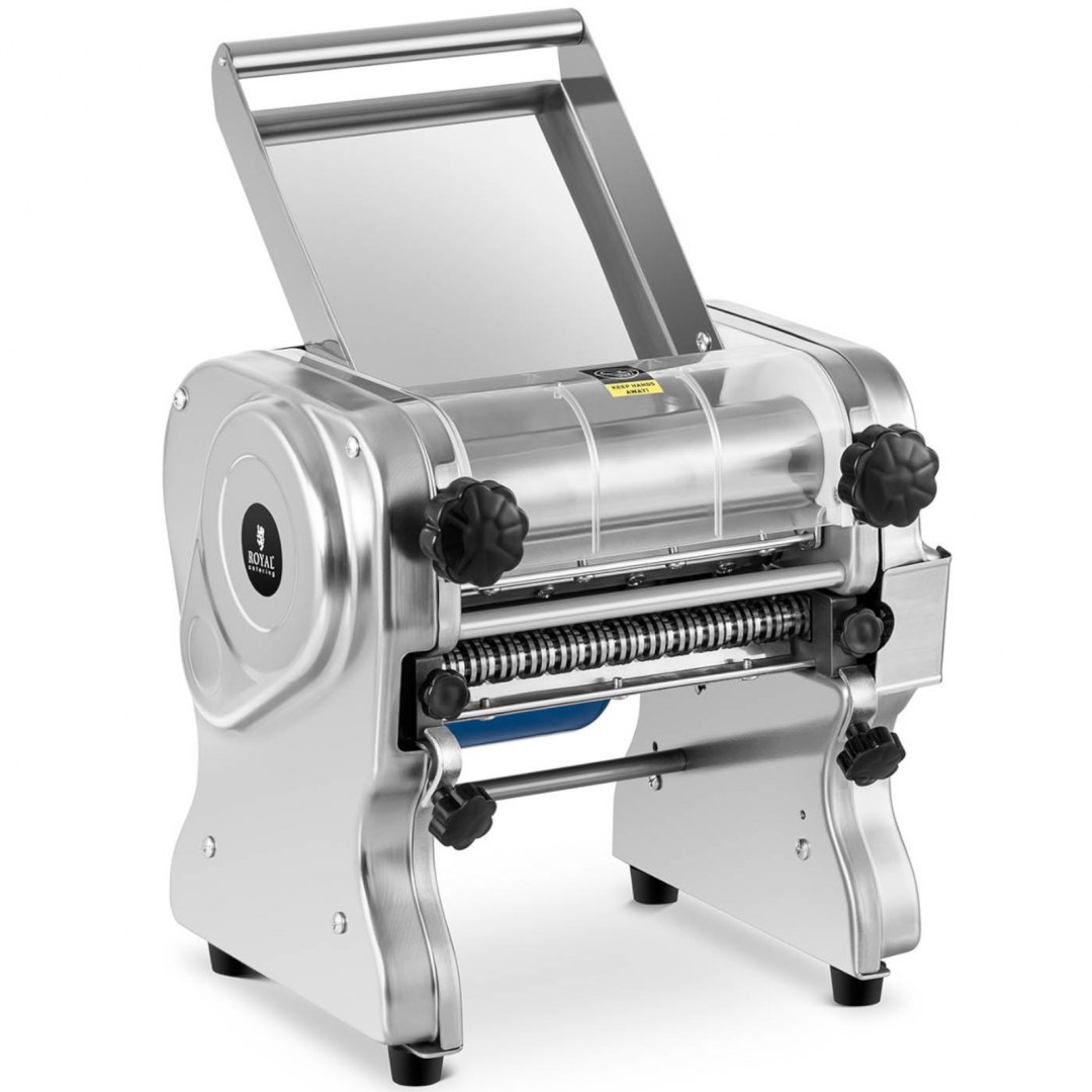 Maszynka do makaronu elektryczna ze stali nierdzewnej 220 mm 550 W Royal Catering Maszynka do makaronu elektryczna ze stali nierdzewnej 220 mm 550 W Royal Catering