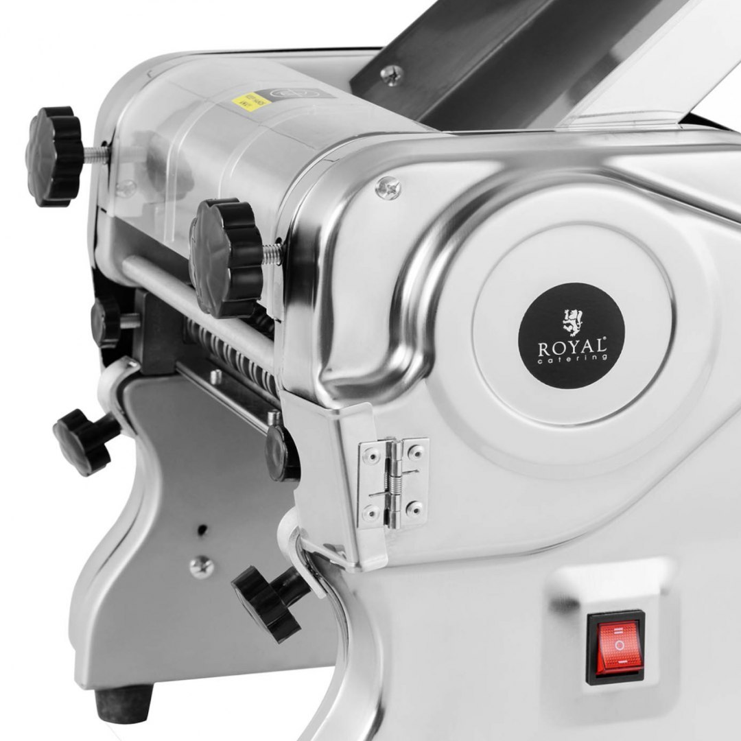 Maszynka do makaronu elektryczna ze stali nierdzewnej 220 mm 550 W Royal Catering Maszynka do makaronu elektryczna ze stali nierdzewnej 220 mm 550 W Royal Catering
