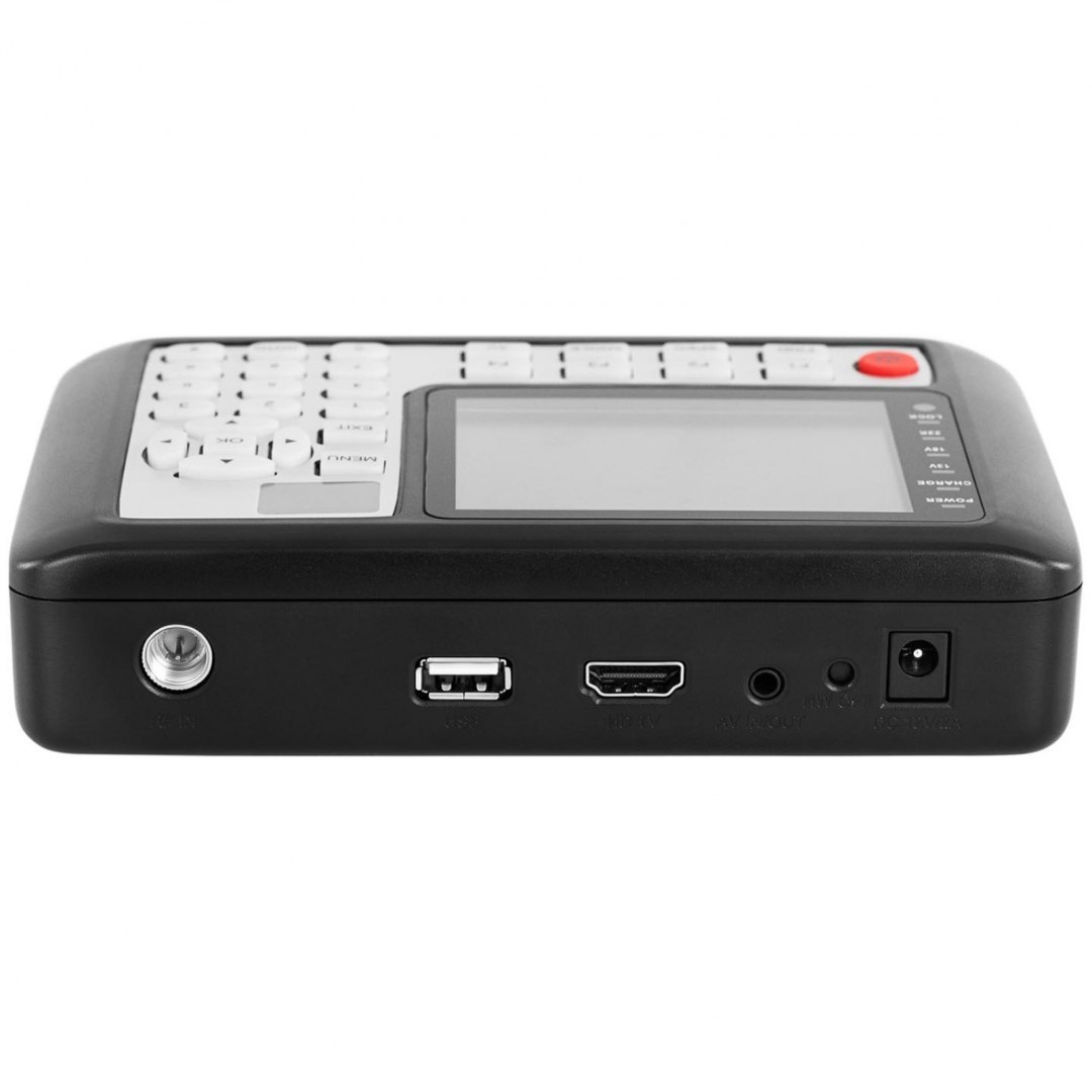 Miernik sygnału telewizyjnego satelitarnego DVB-S2 DiSEqC 1.0-1.3 USALS LCD USB 4400mAh Steinberg Systems Miernik sygnału telewizyjnego satelitarnego DVB-S2 DiSEqC 1.0-1.3 USALS LCD USB 4400mAh Steinberg Systems