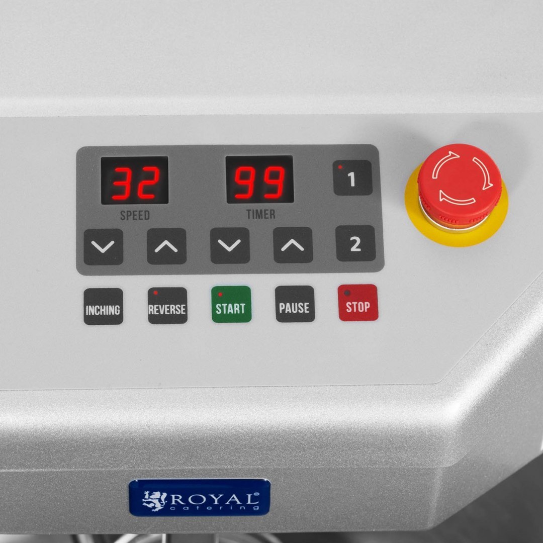 Miesiarka mikser spiralny do ciasta ze stałą dzieżą 23 l 1300 W Royal Catering Miesiarka mikser spiralny do ciasta ze stałą dzieżą 23 l 1300 W Royal Catering