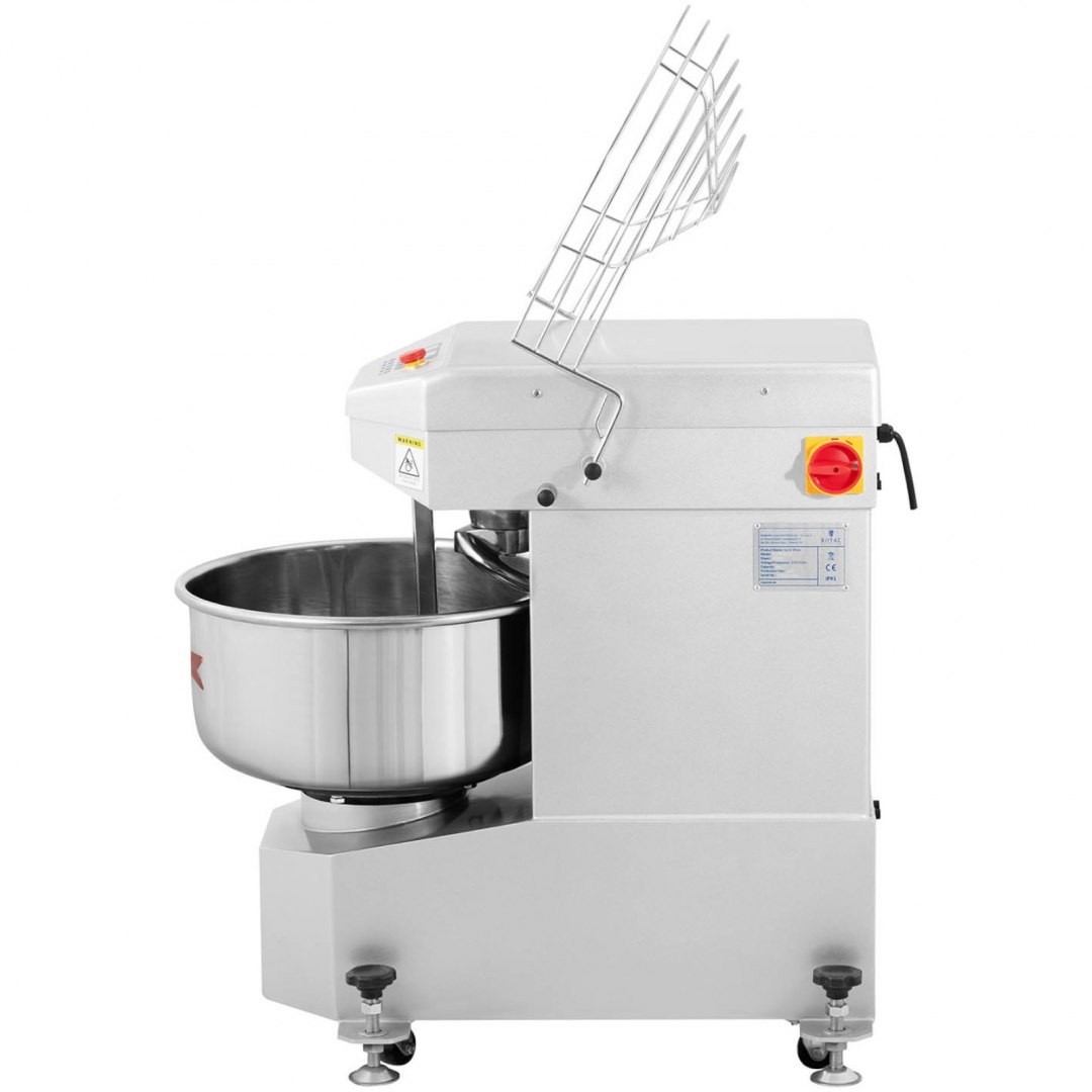 Miesiarka mikser spiralny do ciasta ze stałą dzieżą 33 l 1800 W Royal Catering Miesiarka mikser spiralny do ciasta ze stałą dzieżą 33 l 1800 W Royal Catering