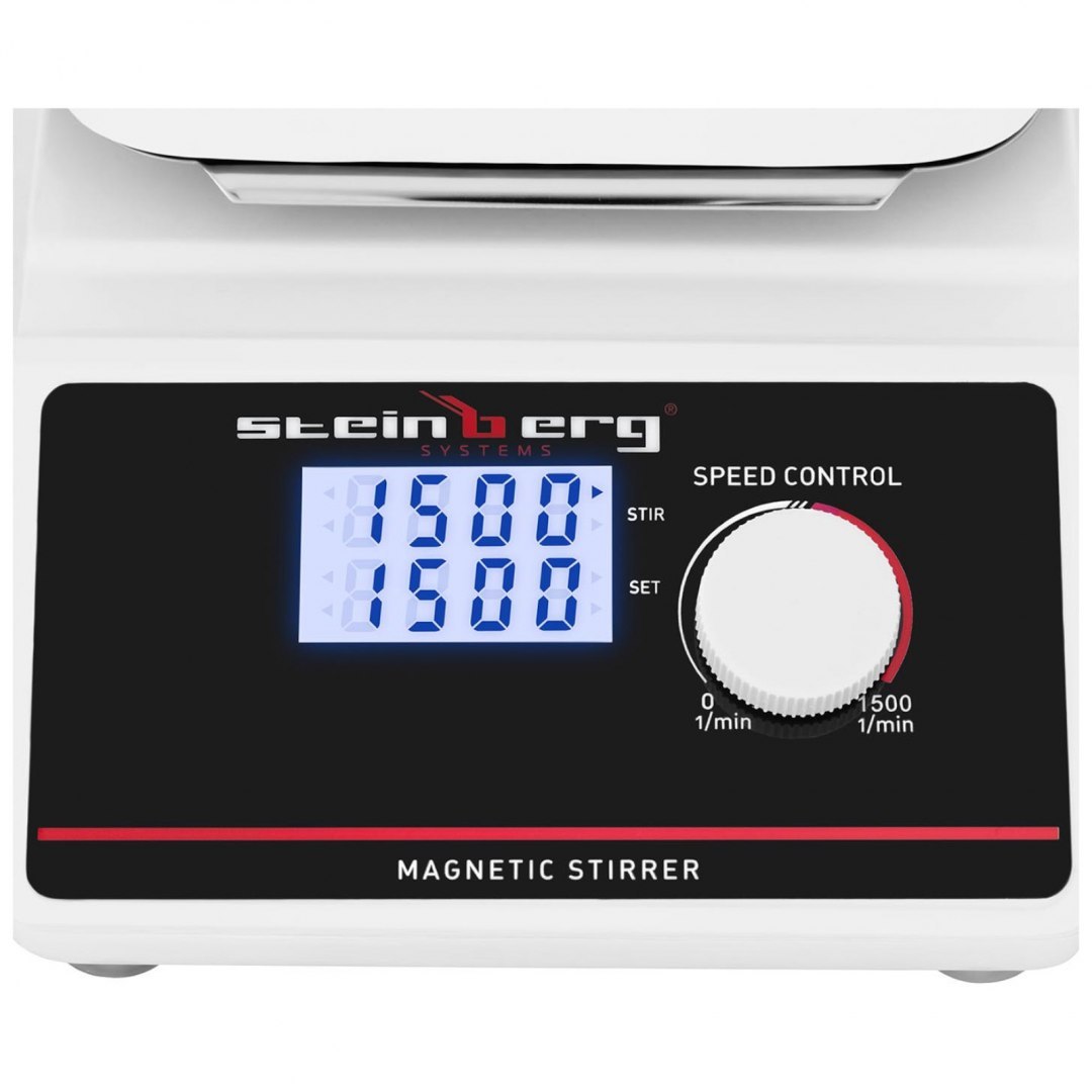 Mieszadło magnetyczne laboratoryjne IP42 20 l śr. 155 mm 200 - 1500 obr./min Steinberg Systems Mieszadło magnetyczne laboratoryjne IP42 20 l śr. 155 mm 200 - 1500 obr./min Steinberg Systems