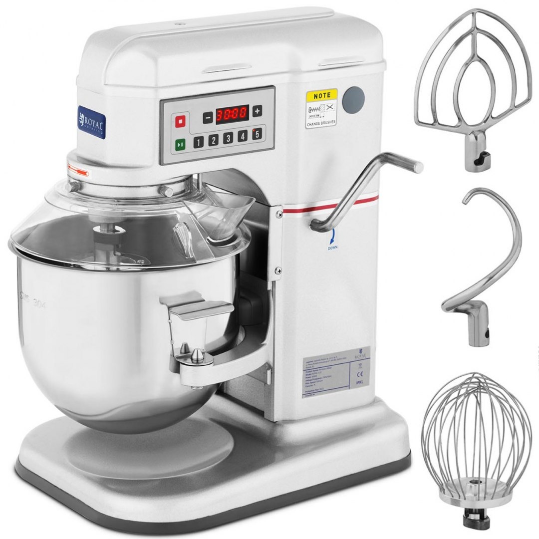 Mikser robot spiralny planetarny z opuszczaną misą RCPM-7.1A 7 l 230 V 650 W Royal Catering Mikser robot spiralny planetarny z opuszczaną misą RCPM-7.1A 7 l 230 V 650 W Royal Catering
