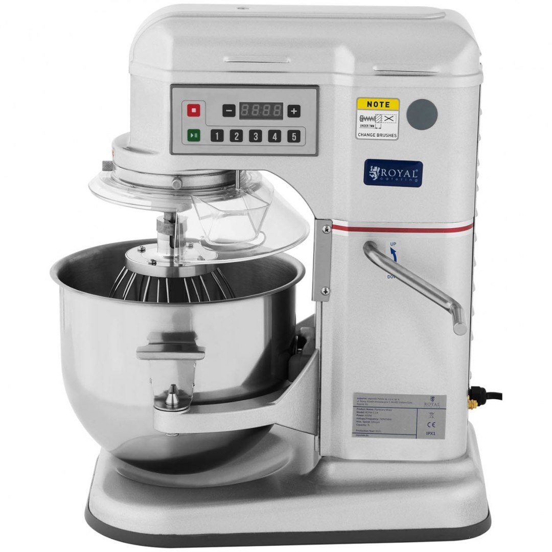 Mikser robot spiralny planetarny z opuszczaną misą RCPM-7.1A 7 l 230 V 650 W Royal Catering Mikser robot spiralny planetarny z opuszczaną misą RCPM-7.1A 7 l 230 V 650 W Royal Catering