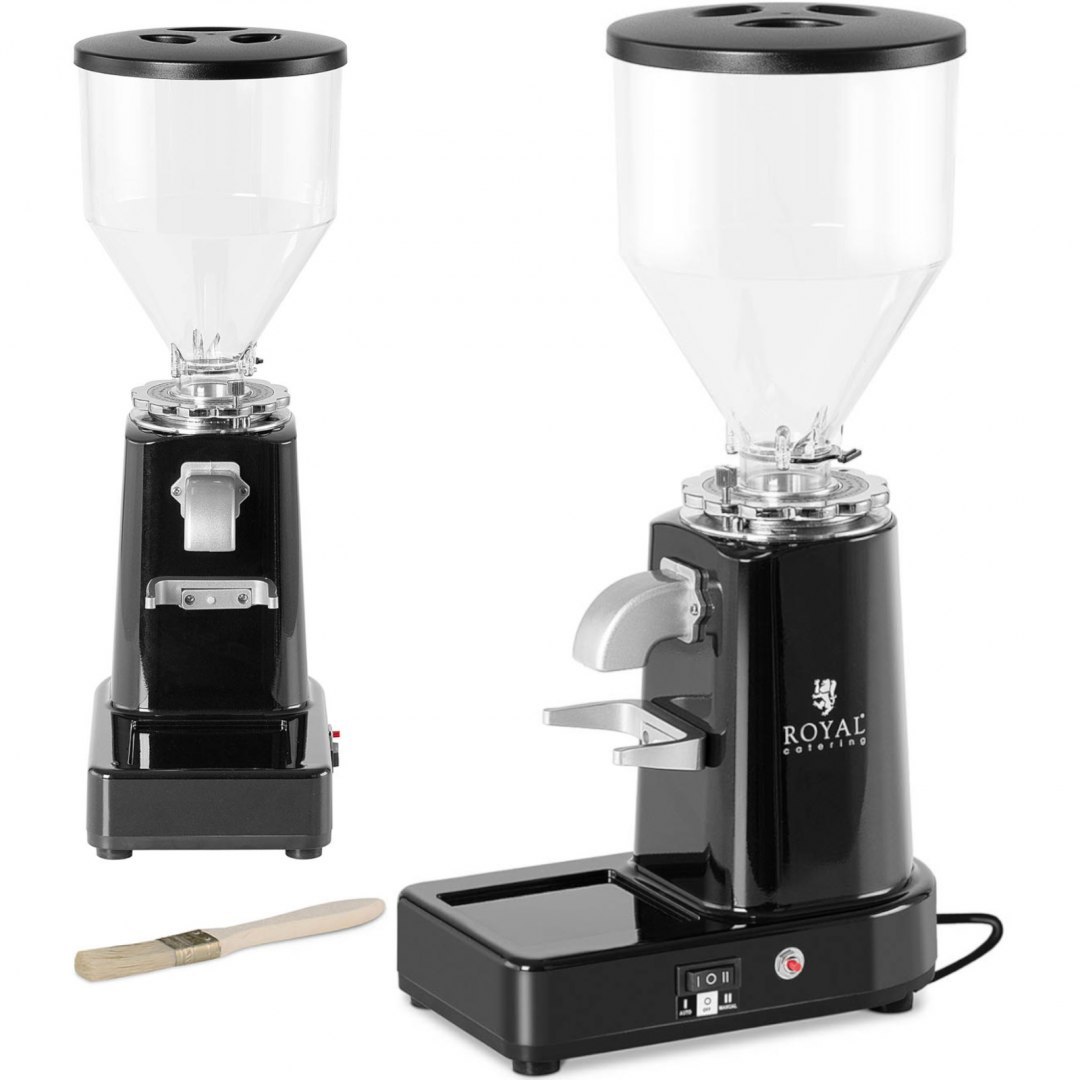 Młynek do mielenia kawy elektryczny plastikowy 1000 ml 200 W czarny Royal Catering Młynek do mielenia kawy elektryczny plastikowy 1000 ml 200 W czarny Royal Catering