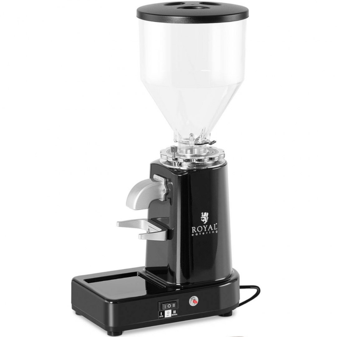 Młynek do mielenia kawy elektryczny plastikowy 1000 ml 200 W czarny Royal Catering Młynek do mielenia kawy elektryczny plastikowy 1000 ml 200 W czarny Royal Catering