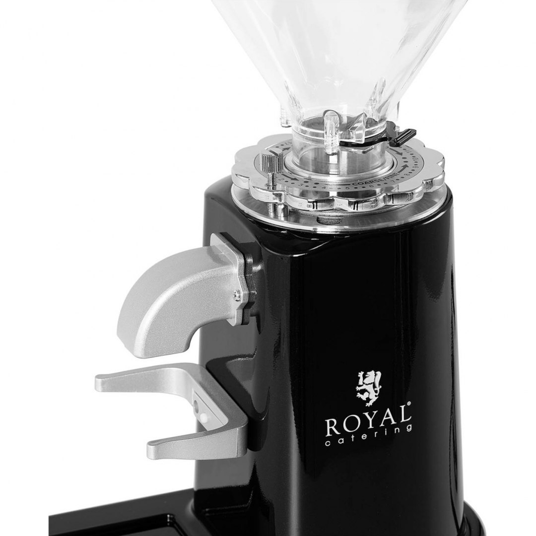 Młynek do mielenia kawy elektryczny plastikowy 1000 ml 200 W czarny Royal Catering