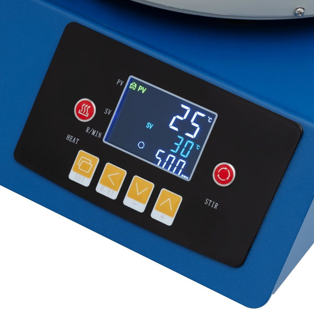Płaszcz grzewczy laboratoryjny z mieszadłem magnetycznym + statyw 5 l 1800 obr./min 300 C Steinberg Systems Płaszcz grzewczy laboratoryjny z mieszadłem magnetycznym + statyw 5 l 1800 obr./min 300 C Steinberg Systems