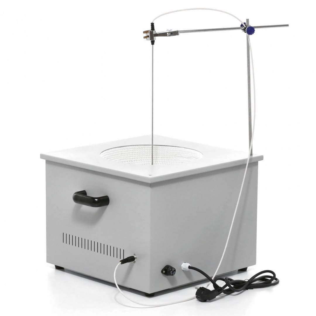 Płaszcz grzewczy laboratoryjny z mieszadłem magnetycznym + ststyw 10 l 1800 obr./min 300 C Steinberg Systems Płaszcz grzewczy laboratoryjny z mieszadłem magnetycznym + ststyw 10 l 1800 obr./min 300 C Steinberg Systems
