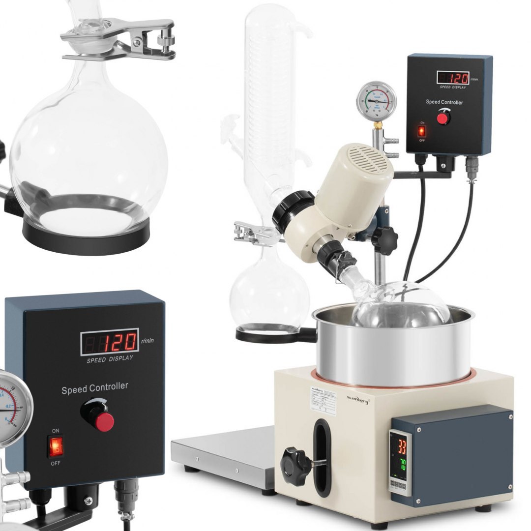Wyparka próżniowa rotacyjna do laboratorium 1 l 120 obr./min 40 W Steinberg Systems Wyparka próżniowa rotacyjna do laboratorium 1 l 120 obr./min 40 W Steinberg Systems