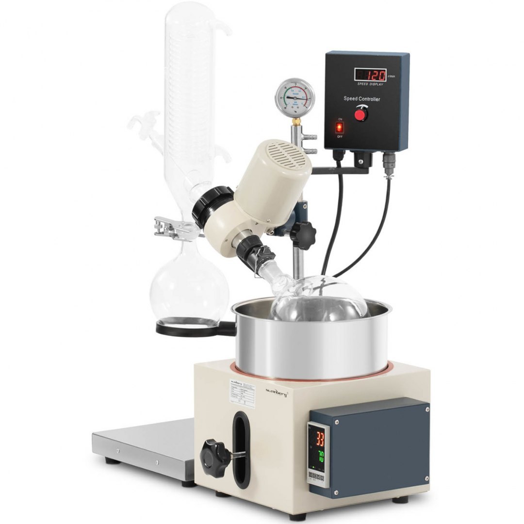 Wyparka próżniowa rotacyjna do laboratorium 1 l 120 obr./min 40 W Steinberg Systems Wyparka próżniowa rotacyjna do laboratorium 1 l 120 obr./min 40 W Steinberg Systems