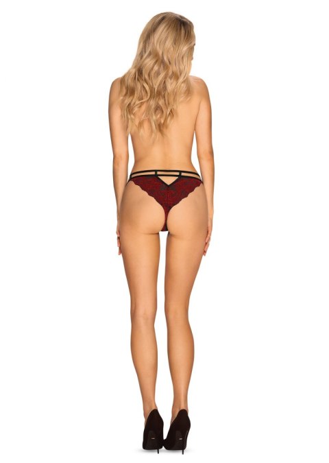 Figi Sugestina Czarno-Czerwony S/M Figi Sugestina Czarno-Czerwony S/M