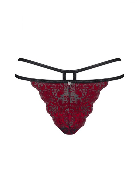 Figi Sugestina Czarno-Czerwony S/M Figi Sugestina Czarno-Czerwony S/M