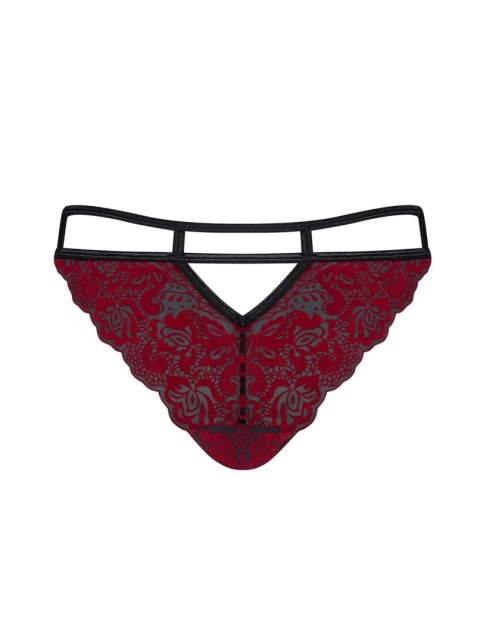 Figi Sugestina Czarno-Czerwony S/M Figi Sugestina Czarno-Czerwony S/M