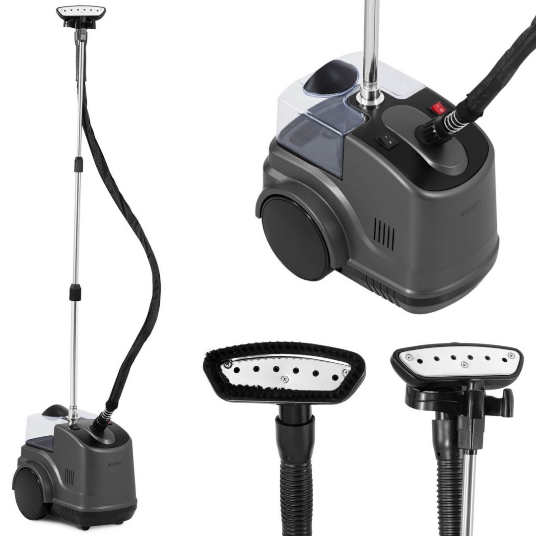 Stacja parowa parownica steamer do prasowania ubrań ze stojakiem 2 kW 2.97 l Ulsonix Stacja parowa parownica steamer do prasowania ubrań ze stojakiem 2 kW 2.97 l Ulsonix