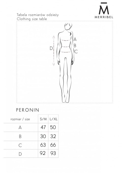 Sukienka Peronin Brązowa Brązowy L/XL Sukienka Peronin Brązowa Brązowy L/XL