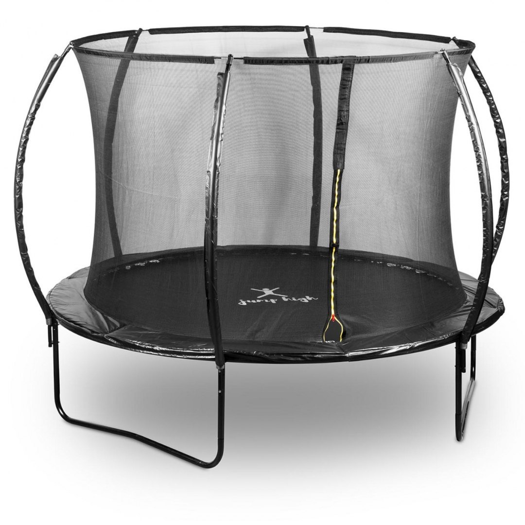 Trampolina ogrodowa dla dzieci dorosłych z siatką wewnętrzną śr. 305 cm do 120 kg UNIPRODO Trampolina ogrodowa dla dzieci dorosłych z siatką wewnętrzną śr. 305 cm do 120 kg UNIPRODO