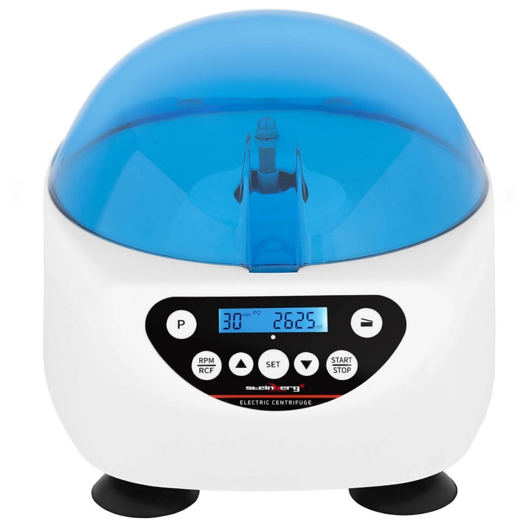Wirówka laboratoryjna do osocza profesjonalna na 4 lub 6 próbówek 5000 obr./min 60 W Steinberg Systems Wirówka laboratoryjna do osocza profesjonalna na 4 lub 6 próbówek 5000 obr./min 60 W Steinberg Systems
