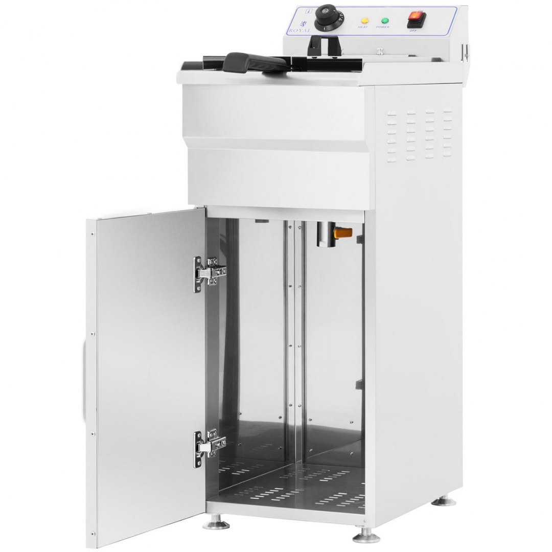 Frytkownica wolnostojąca elektryczna na szafce 400V 16L Royal Catering Frytkownica wolnostojąca elektryczna na szafce 400V 16L Royal Catering