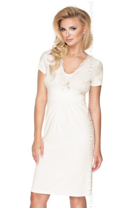 Koszulka Gia Ecru 2XL-5XL Ecru XXL Koszulka Gia Ecru 2XL-5XL Ecru XXL