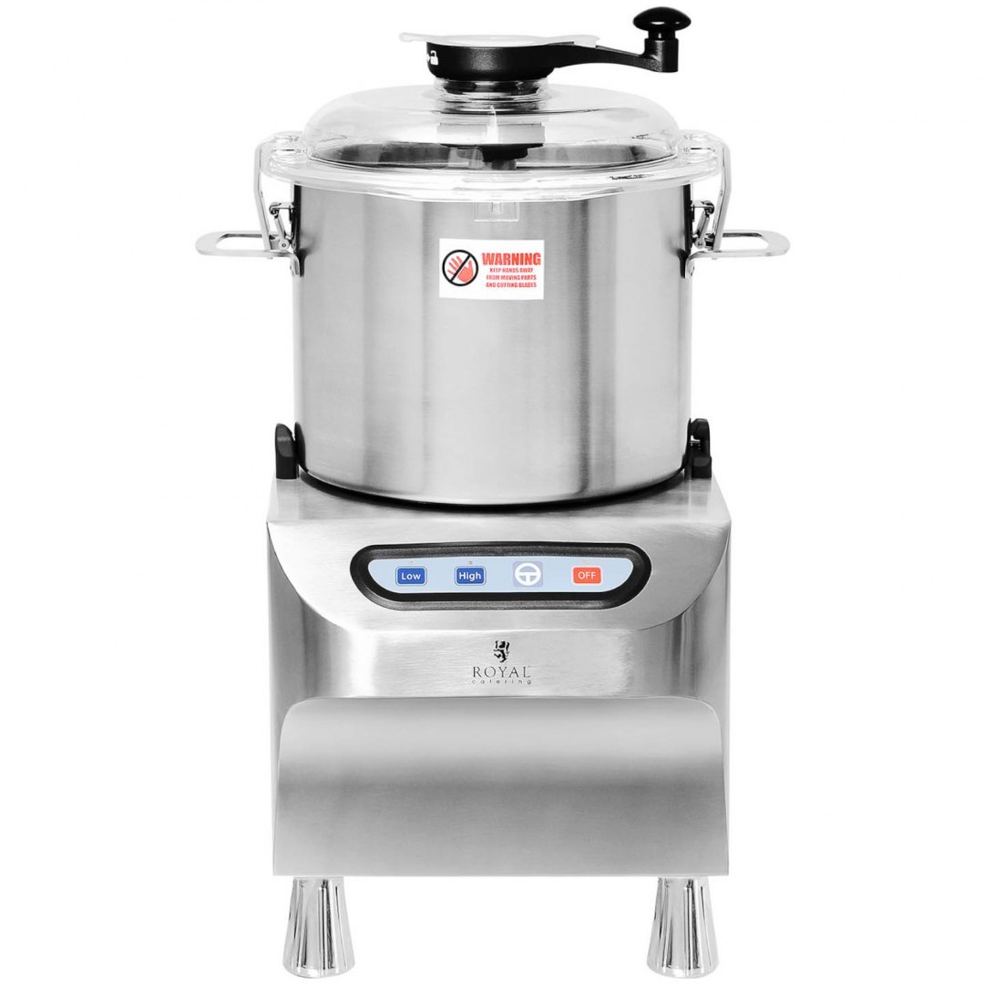 Kuter wilk gastronomiczny do siekania mielenia krojenia mięsa warzyw 12 l 1500/2200 obr./min 1500 W Royal Catering Kuter wilk gastronomiczny do siekania mielenia krojenia mięsa warzyw 12 l 1500/2200 obr./min 1500 W Royal Catering