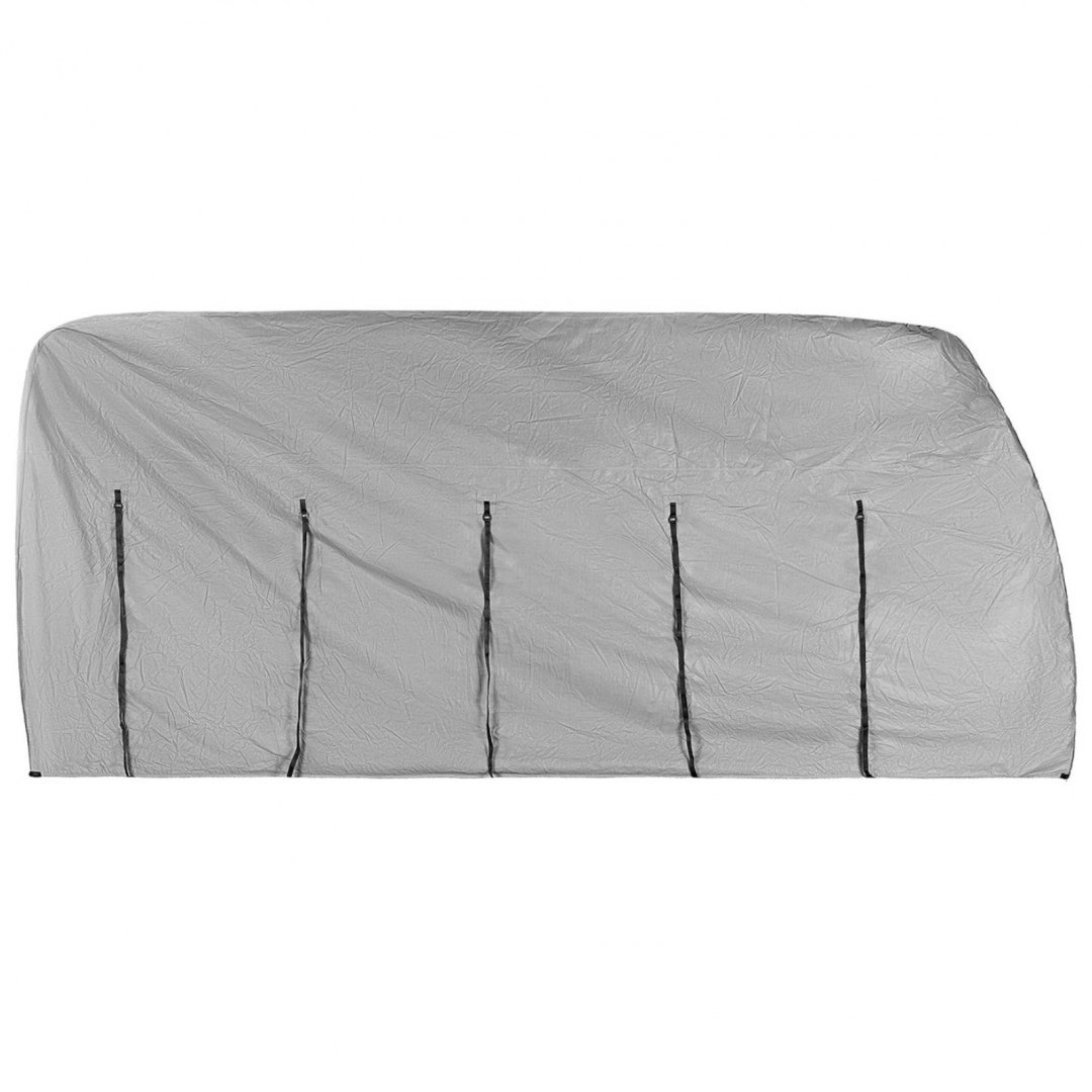 Pokrowiec plandeka ochronna na przyczepę kempingową campera wodoodporna 500x220x250 cm MSW Pokrowiec plandeka ochronna na przyczepę kempingową campera wodoodporna 500x220x250 cm MSW