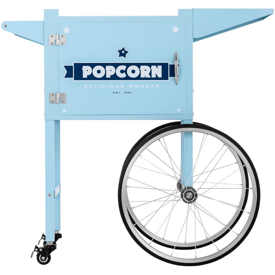 Wózek podstawa do maszyny do popcornu z szafką retro 51 x 37 cm - niebieski Royal Catering Wózek podstawa do maszyny do popcornu z szafką retro 51 x 37 cm - niebieski Royal Catering