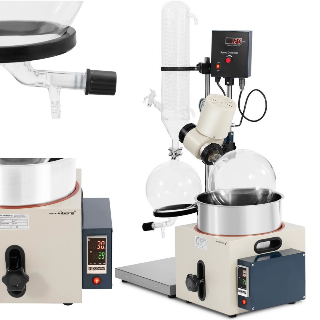 Wyparka próżniowa rotacyjna do laboratorium 2 l 120 obr./min 40 W Steinberg Systems Wyparka próżniowa rotacyjna do laboratorium 2 l 120 obr./min 40 W Steinberg Systems
