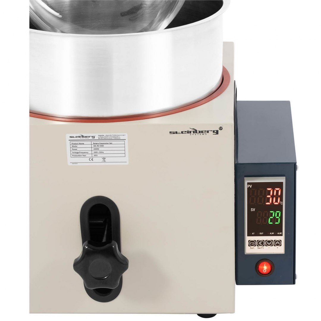Wyparka próżniowa rotacyjna do laboratorium 2 l 120 obr./min 40 W Steinberg Systems Wyparka próżniowa rotacyjna do laboratorium 2 l 120 obr./min 40 W Steinberg Systems