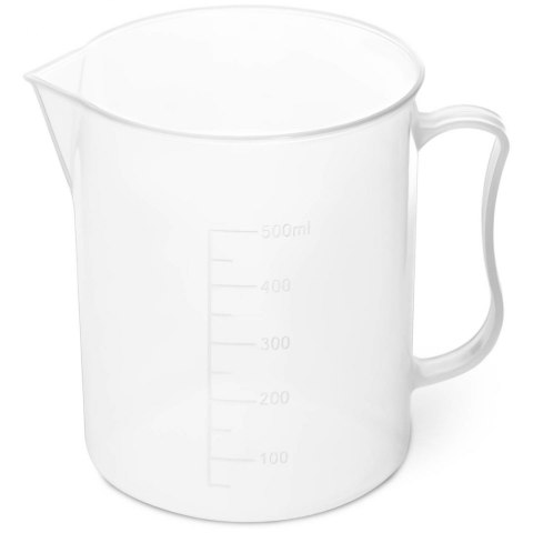 Zlewka laboratoryjna plastikowa z podziałką 500 ml - 10 szt. Steinberg Systems Zlewka laboratoryjna plastikowa z podziałką 500 ml - 10 szt. Steinberg Systems