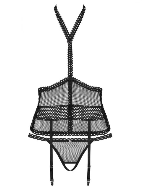 Gorset Strapelie + stringi Gratis! Czarny L/XL Gorset Strapelie + stringi Gratis! Czarny L/XL