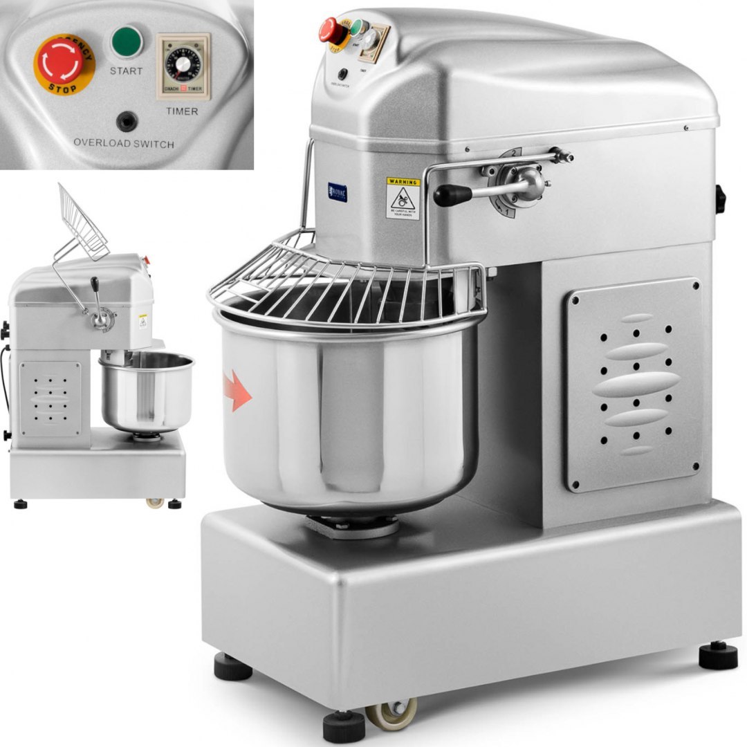 Miesiarka mikser spiralny do ciasta ze stałą dzieżą 30 l 2100 W Royal Catering Miesiarka mikser spiralny do ciasta ze stałą dzieżą 30 l 2100 W Royal Catering