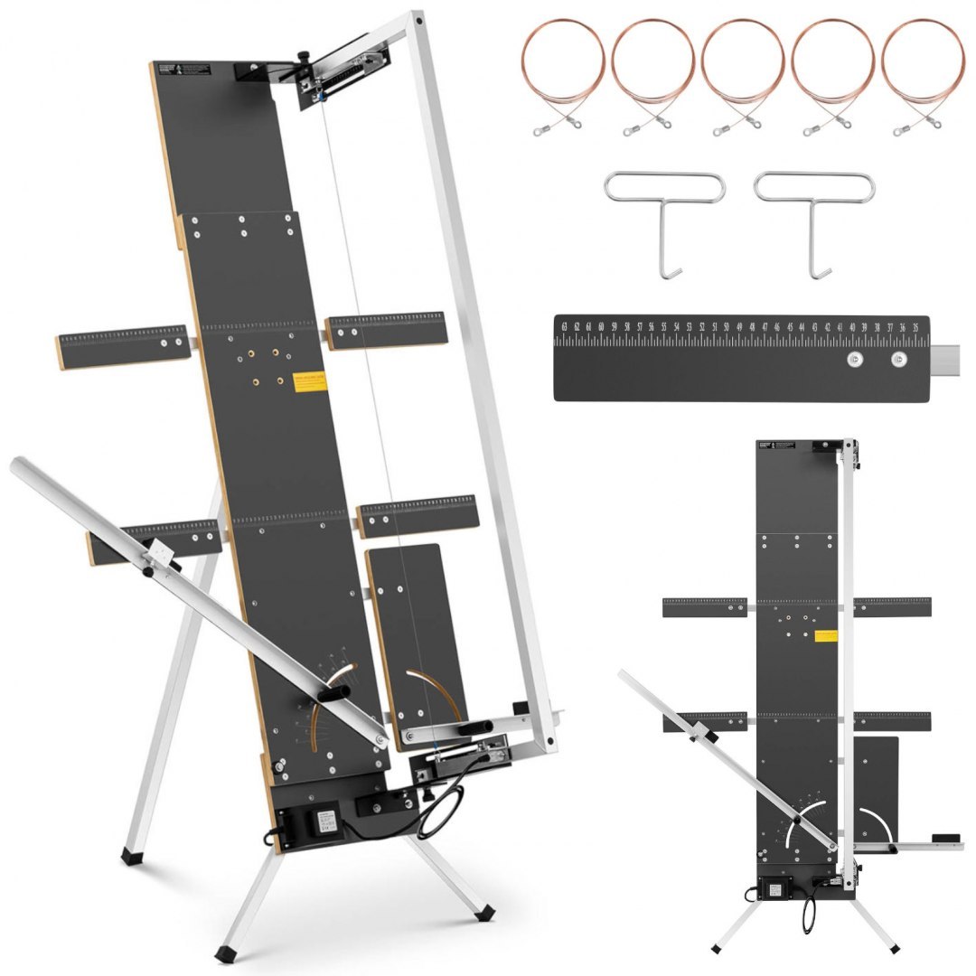 Nóż termiczny maszyna do cięcia styropianu z prawym wspornikiem 1300/330 mm 5x drut 200 W Pro Bauteam Nóż termiczny maszyna do cięcia styropianu z prawym wspornikiem 1300/330 mm 5x drut 200 W Pro Bauteam