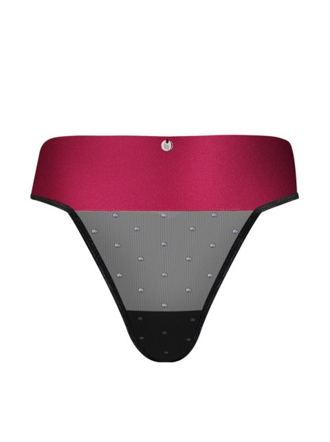 Stringi Tienesy Czarny XXL/XXXL Stringi Tienesy Czarny XXL/XXXL