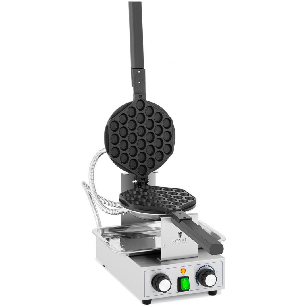 Gofrownica bąbelkowa do gofrów bubble waffle TEFLON 1400 W Royal Catering Gofrownica bąbelkowa do gofrów bubble waffle TEFLON 1400 W Royal Catering
