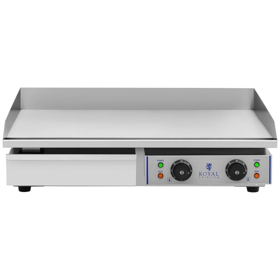 Grill elektryczny z wysokim rantem szer. 75cm Royal Catering Grill elektryczny z wysokim rantem szer. 75cm Royal Catering