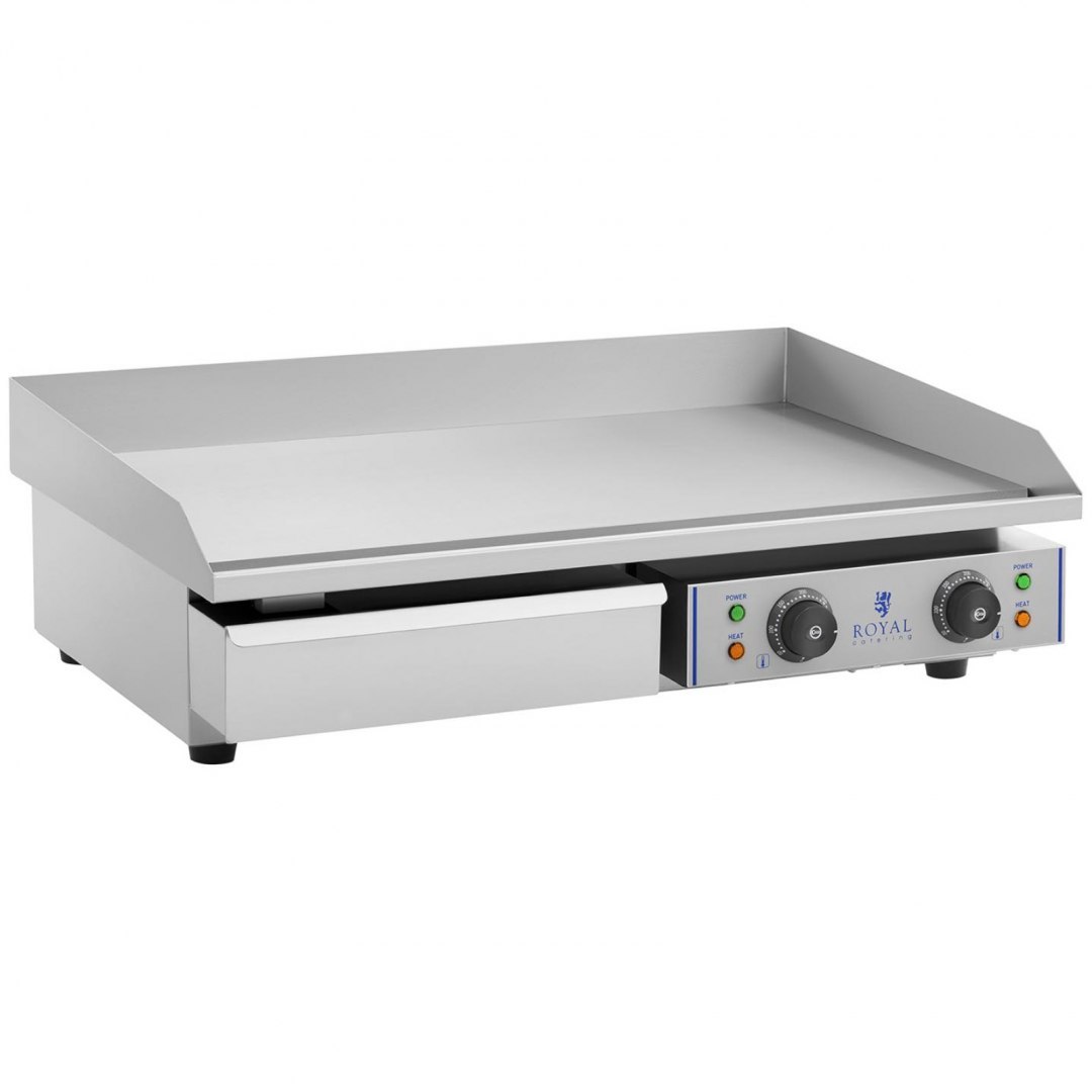 Grill elektryczny z wysokim rantem szer. 75cm Royal Catering Grill elektryczny z wysokim rantem szer. 75cm Royal Catering